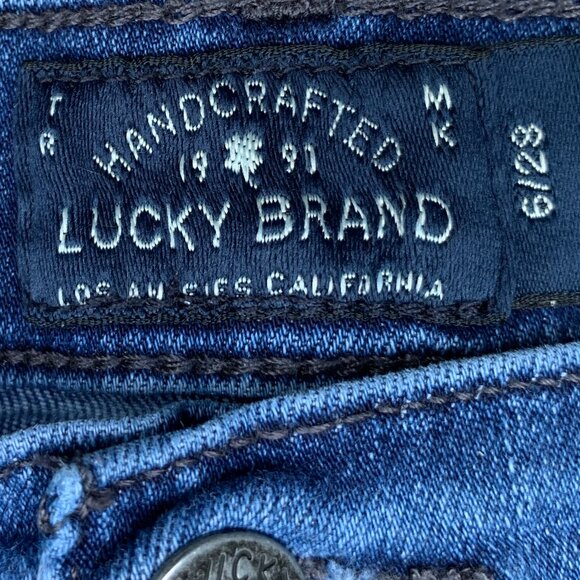 Lucky Brand Brooke Legging Skinny Zippered Ankle Mid Rise Jeans Sz6 - Picture 14 of 16